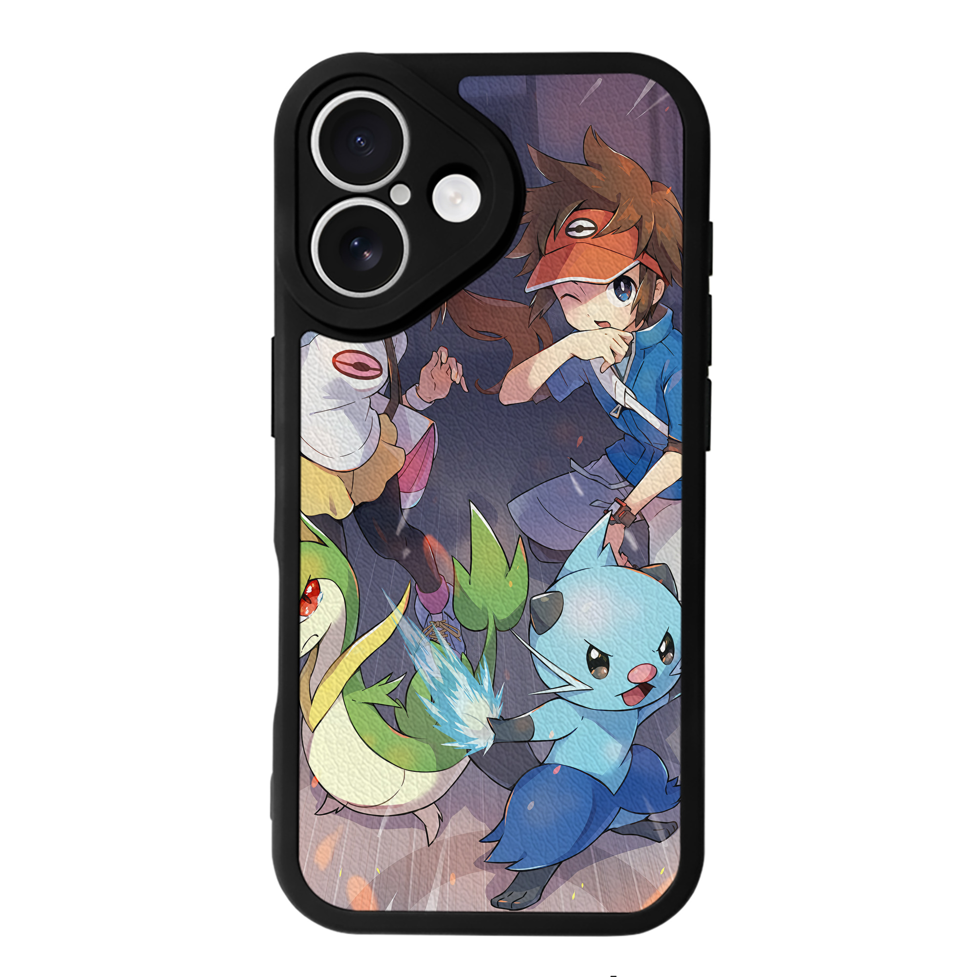 （画像用） ポケットモンスター Pokémon 【iPhone 16シリーズ対応】シリコンスマホケース（レザー調） 材質：シリコン